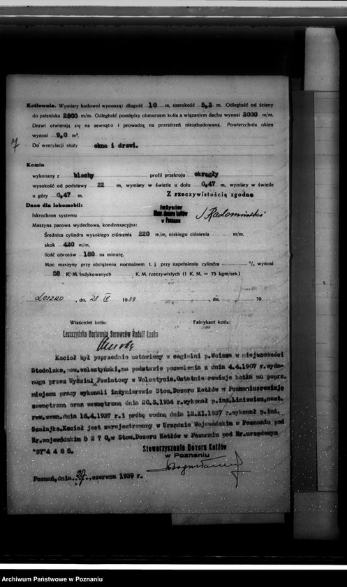 Obraz 11 z jednostki "Cegielnia w Czaczu - pow. kościański - własność R. Łaske nr woj. kotła 5270"