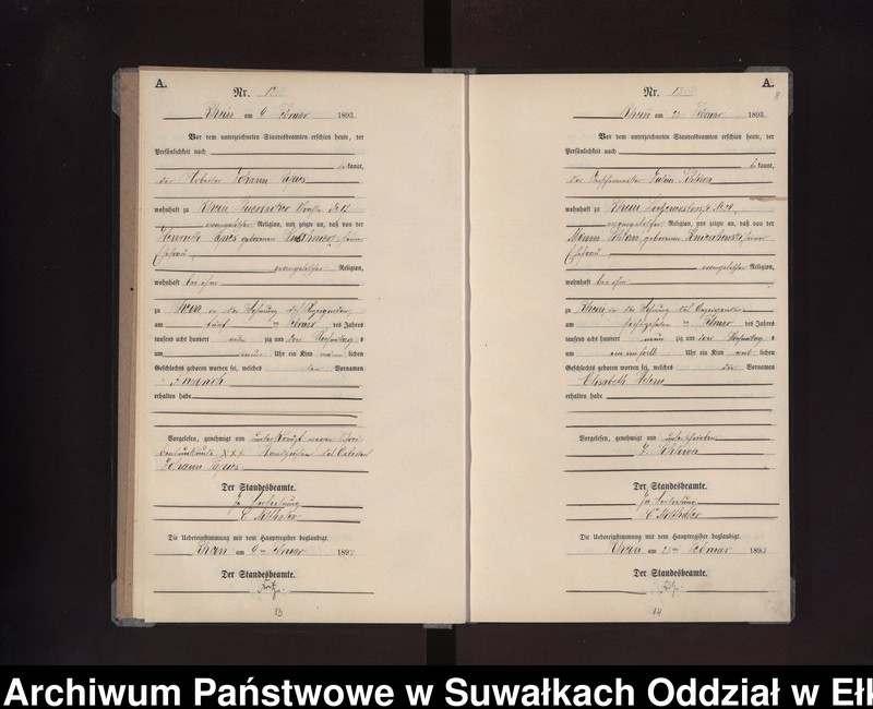 image.from.unit.number "Geburts-Neben-Register des Preussischen Standes-Amtes Rhein Kreis Loetzen"