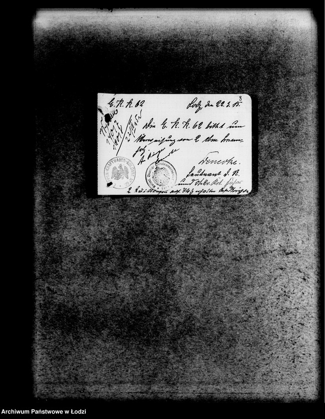 Obraz 11 z jednostki "Dokumenty dotyczące władz niemieckich [drzewo]"