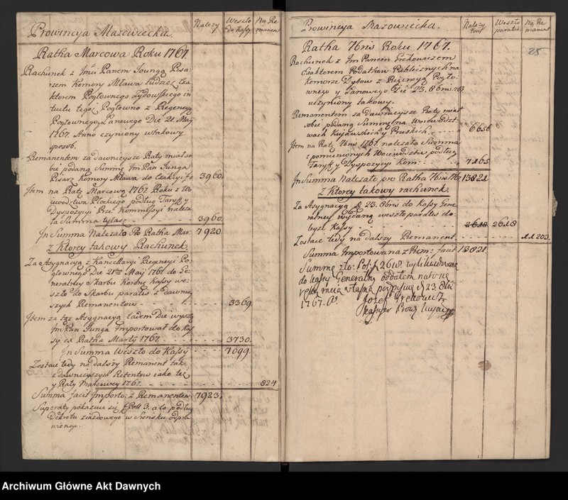 image.from.unit.number "Księga wpłat do kasy generalnej Skarbu Koronnego."