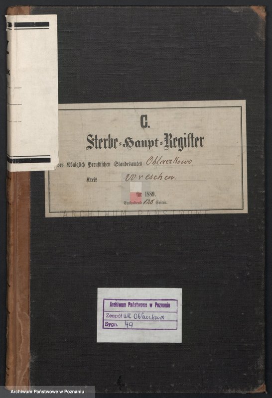 Obraz 2 z jednostki "Księga zgonów"