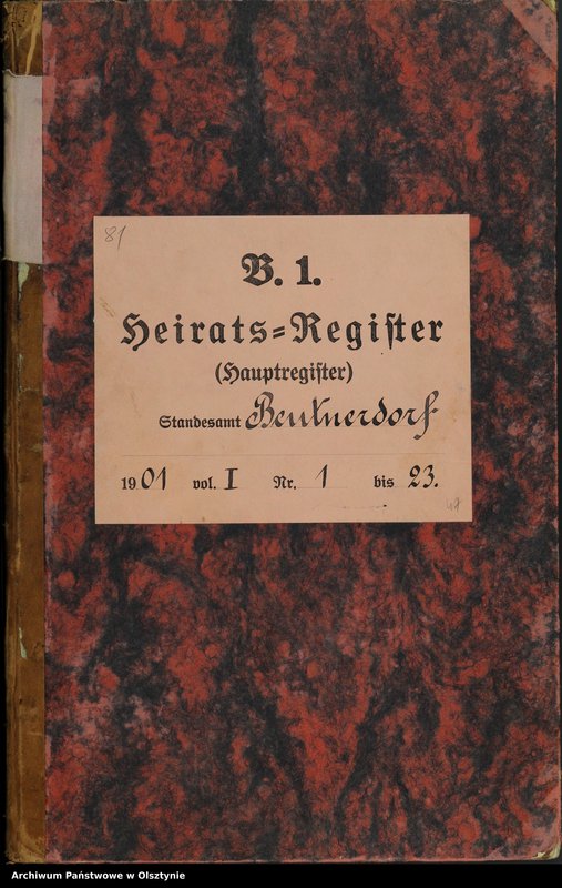 image.from.unit.number "Heiraths-Haupt-Register Nr 1 - 23"