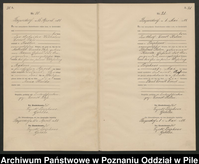 Obraz 13 z jednostki "Księga urodzeń"