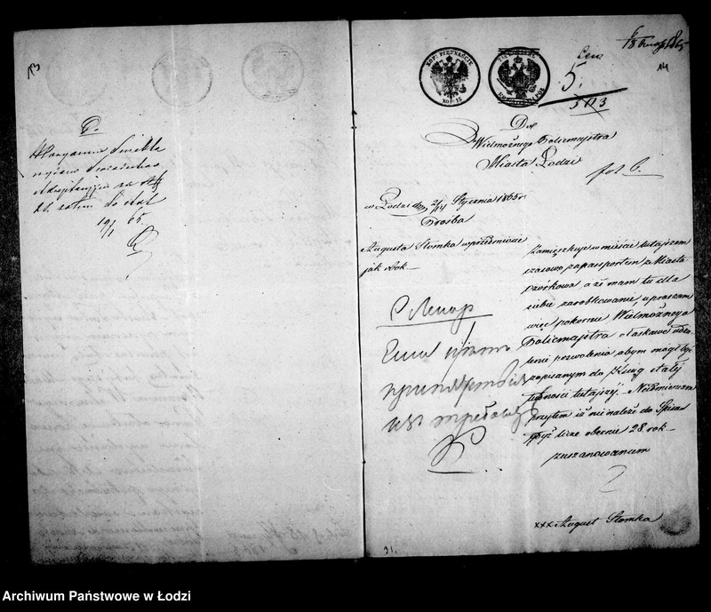 Obraz 13 z jednostki "Akta tyczące się przesiedleń"