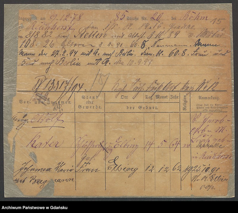 image.from.unit.number "Karty meldunkowe: Kasube - Katzwinkel"