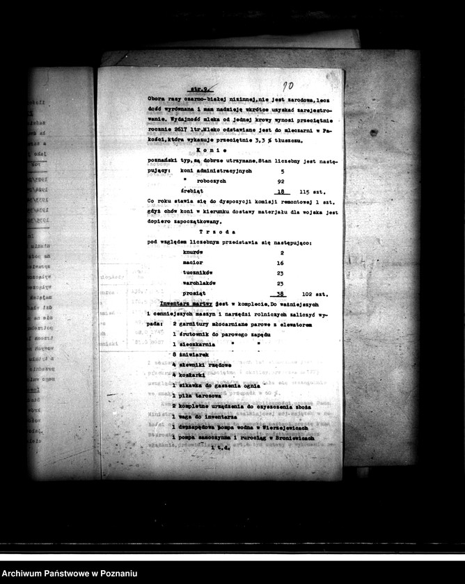 Obraz 15 z jednostki "Majątek Broniewice-Wierzejewice powiatu mogileńskiego wyłączenie z art. 4 i 5 ustawy o wykonaniu reformy rolnej"