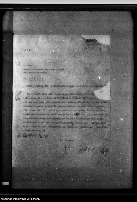 Obraz 5 z jednostki "Verordnung über die Einführung des Gesetzes über die Vereinheitlichung des Gesundheitswesens in den eingegliederten Ostgebieten."