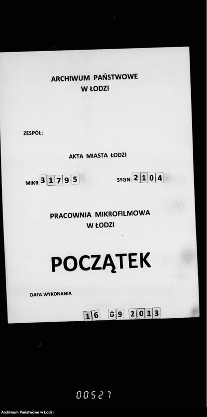 Obraz 1 z jednostki "O raschodach na otoplenje i osveščenje dlja lodzinskoj gorodskoj policji"