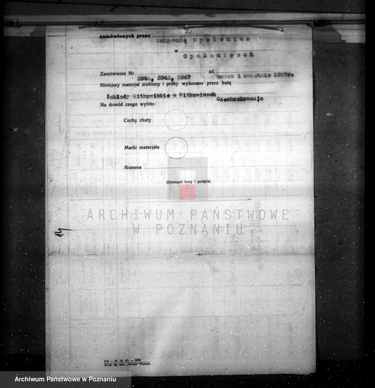 Obraz 15 z jednostki "Cukrownia w Opalenicy, pow. nowotomyski nr woj. 5989"