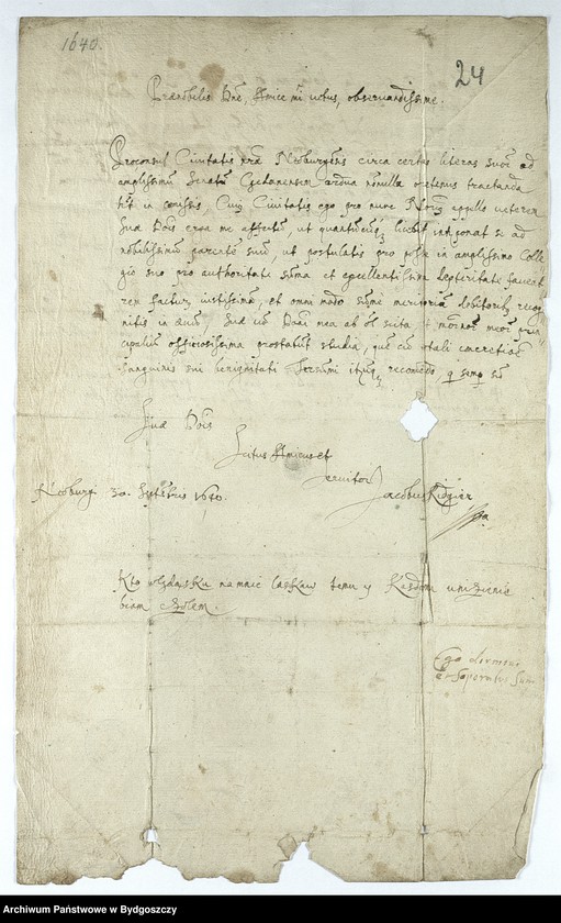 image.from.unit.number "Schriftwechsel der Stadt Neuenburg mit verschiedenen Beamten u. Privaten"