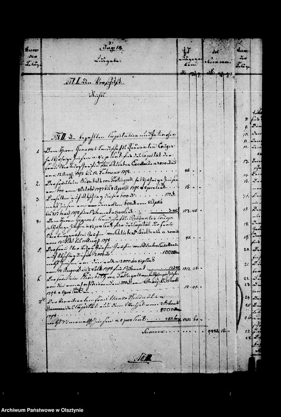 image.from.unit.number "Zweites Exemplar der Elften Jahres- Rechnung über Einnahme u. Ausgabe der Güter Landkeim"
