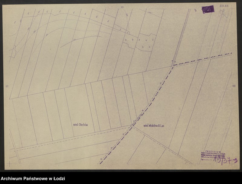 Obraz 3 z jednostki "Plan m. Łodzi 1:2000, odbitki. Sekcja SO 58"