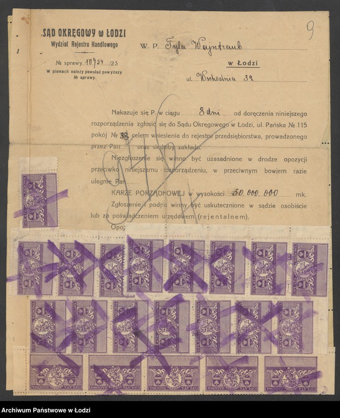 Obraz 11 z jednostki "Tyla Wajntramb- sprzedaż pończoch i trykotów"