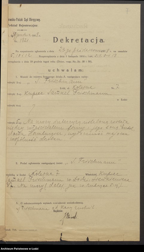 Obraz 9 z jednostki "Samuel Frischman- skład wapna"