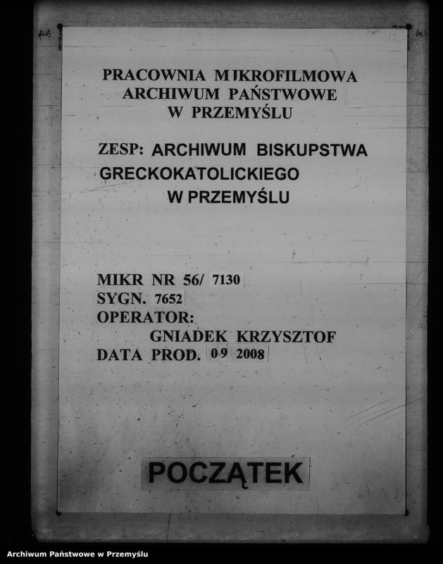 Obraz 1 z jednostki "[Kopie ksiąg metrykalnych parafii Wólka Mazowiecka (dekanat Rawa Ruska)]"