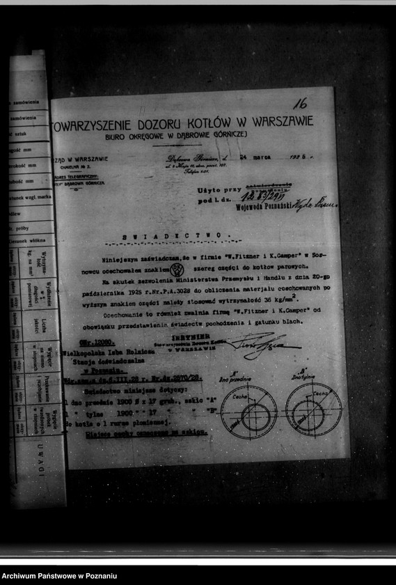 Obraz 18 z jednostki "Mleczarnia szkolna Szkoły mleczarskiej we Wrześni własność Wielkopolska Izba Rolnicza nr woj. 6261"