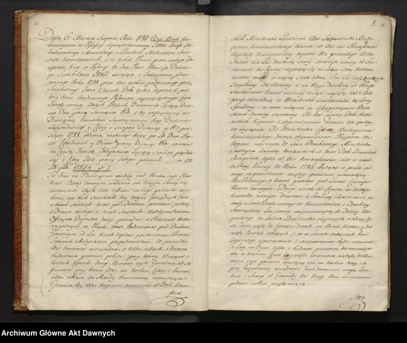 image.from.unit.number ""Skorowidz Nomenklatur w tey Księdze zawartych" (k. 1 - 2). "Lustracya Starostw Dzierżaw i Wszelkich Królewszczyzn Ziemi Kamienieckiey w Woiewodztwie Podolskim (...) 1789 (...).""