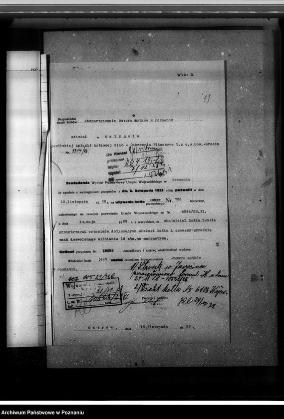 Obraz 16 z jednostki "Cukrownia w Witaszycach nr fabr. kotła 736 nr woj. kotła 6106"