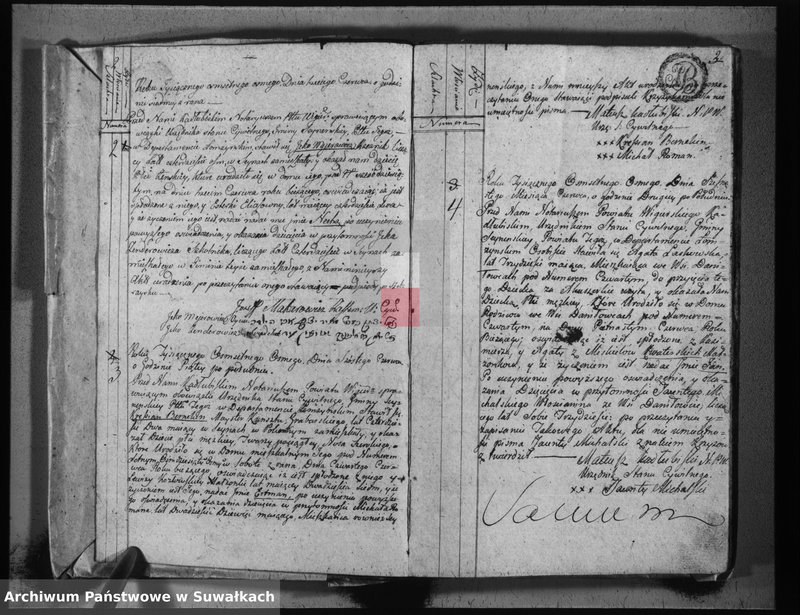 image.from.team "Akta stanu cywilnego parafii rzymskokatolickiej w Sejnach"