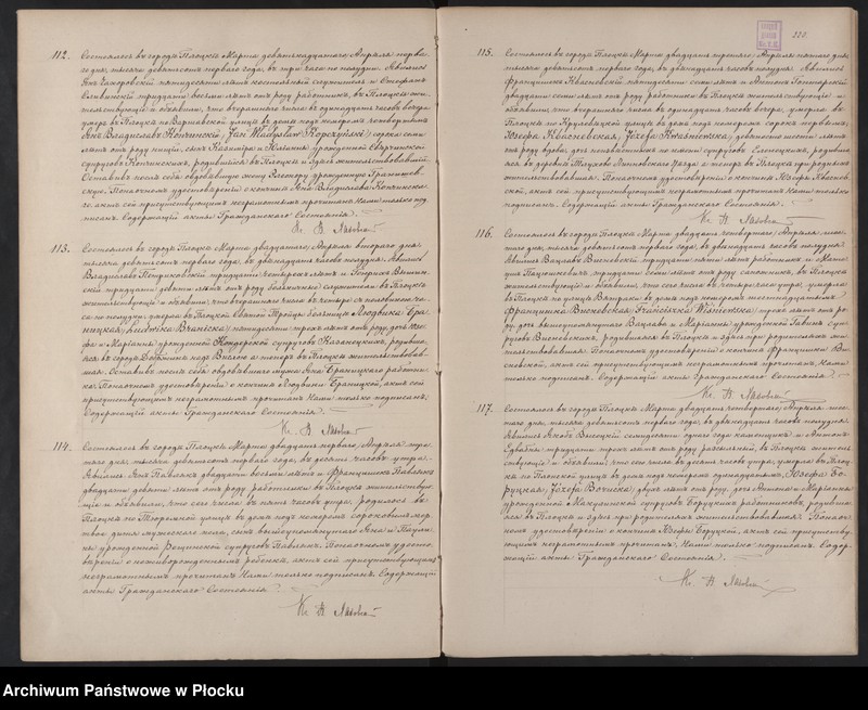 image.from.unit.number "Akta urodzeń, małżeństw i zgonów"