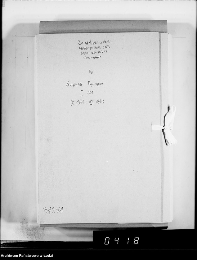 Obraz 4 z jednostki "Ausgehende Tagescopien I 101"