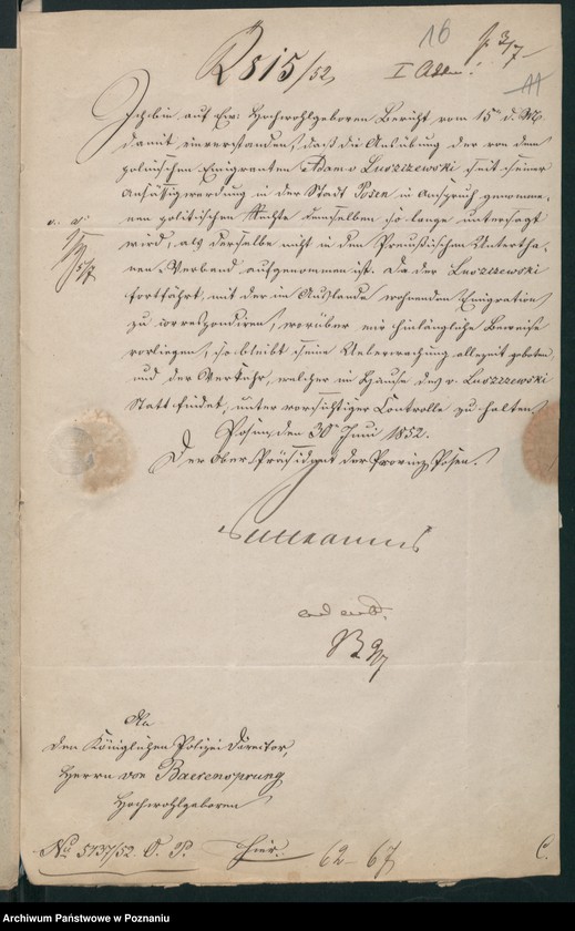 Obraz 19 z jednostki "A. betr. Adam von Łuszczewski"