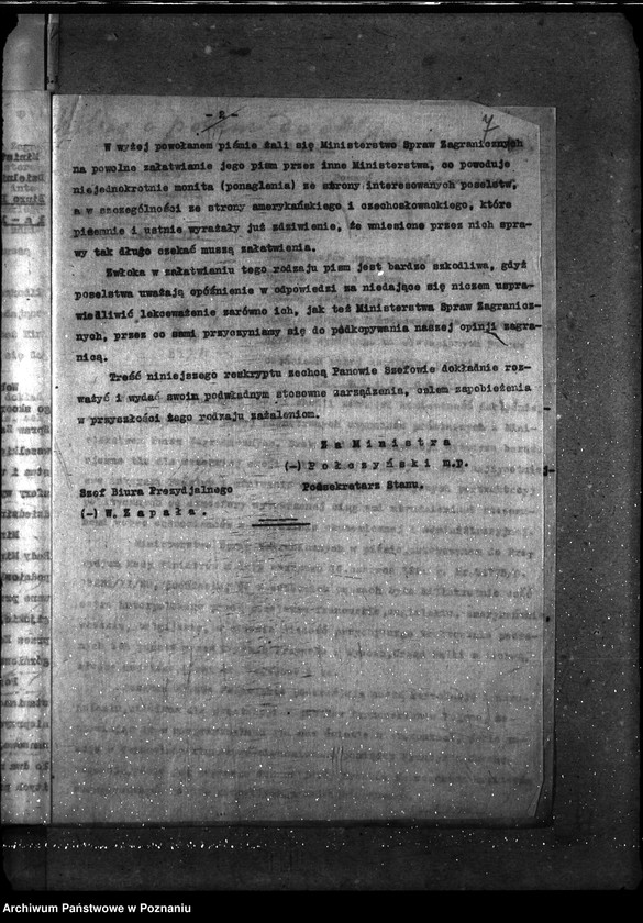 Obraz 10 z jednostki "Sprawy gospodarcze-ogólne Komunikaty Biura Prezydialnego"