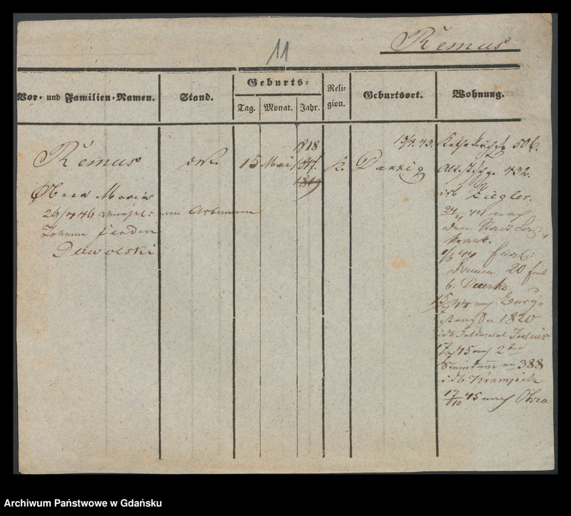 image.from.unit.number "Karty meldunkowe: Remus - Renk"