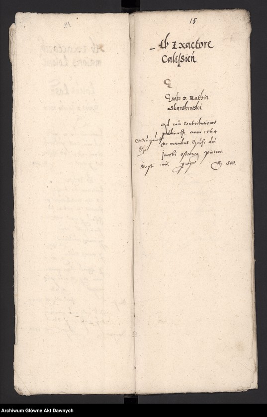 image.from.unit.number "Rejestr wpłacnych do Skarbu pieniędzy z podatków z całej Rzeczpospolitej."