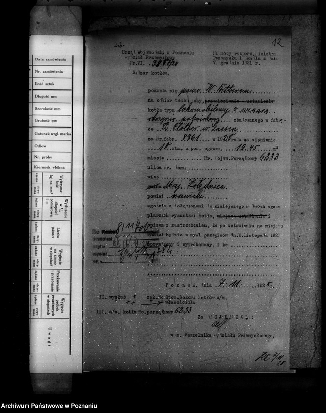 Obraz 16 z jednostki "Gospodarstwo rolne w Gostkowie powiat rawicki własność W. Bittera nr woj. kotła 6233"