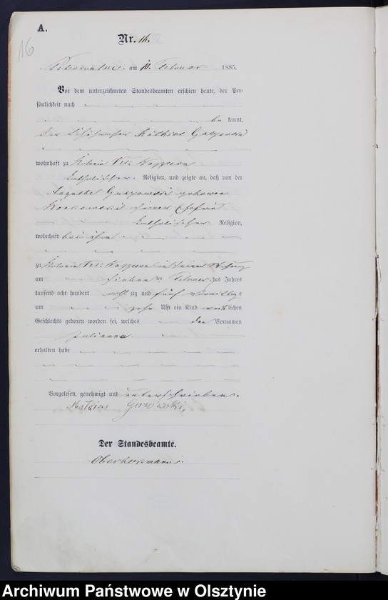 image.from.unit.number "Geburts-Haupt-Register Nr 1 - 208"