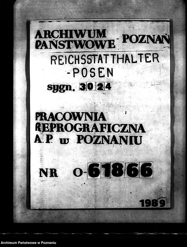 Obraz 1 z jednostki "Wirtschaftsplan Pleschen (Pleszew)"