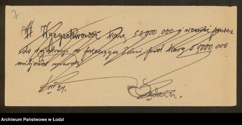 Obraz 9 z jednostki "Sz. I M. Bracia Domb- wyrób i sprzedaż gotowych ubrań"