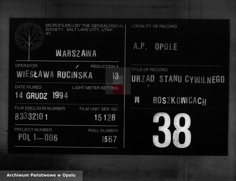 image.from.unit.number "Geburts-Neben-Register Standesamts Roschkowitz pro 1876"