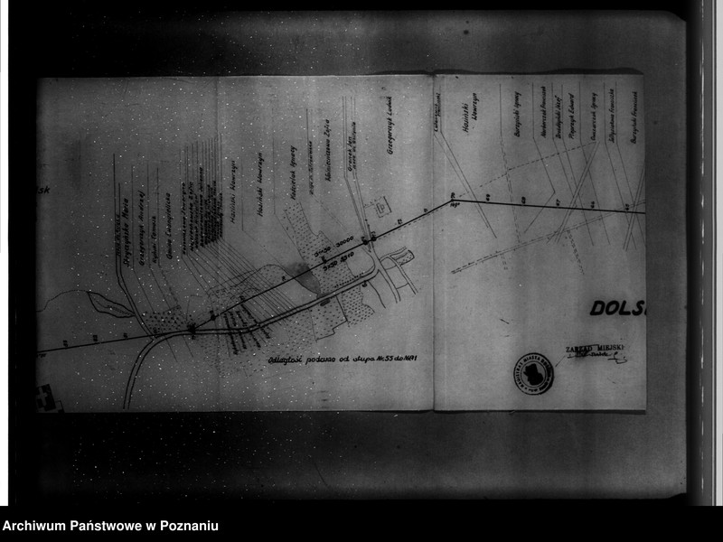 Obraz 13 z jednostki "Towarzystwo Elektryfikacji Okręgu Poznańskiego Spółka Akcyjna W Poznaniu plany sytuacyjne wsi i miast w związku z projektowaną elektryfikacją"