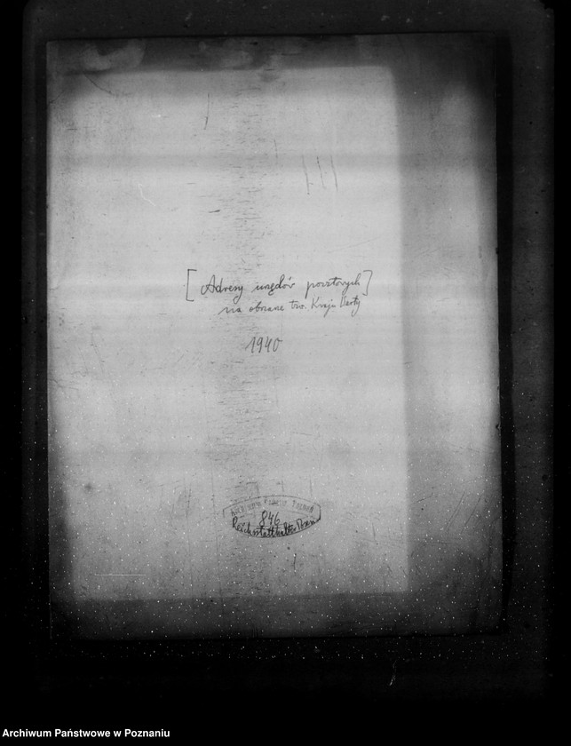 Obraz 5 z jednostki "Adresy urzędów pocztowych na obszarze tak zwanego Kraju warty"