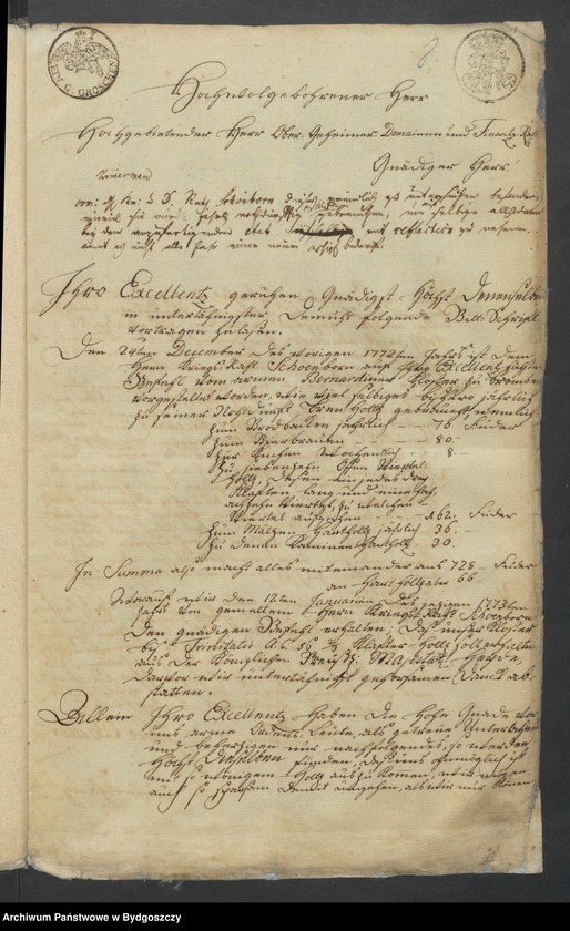image.from.unit.number "Acta wegen des dem Bernardiner Closter zu Bromberg zu verabfolgenden freien Brennholzes"