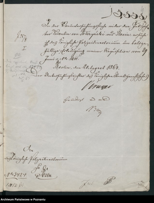 Obraz 7 z jednostki "A. betr. Valentin von Połczyński aus Ślesin auch Marzell Połczyński"