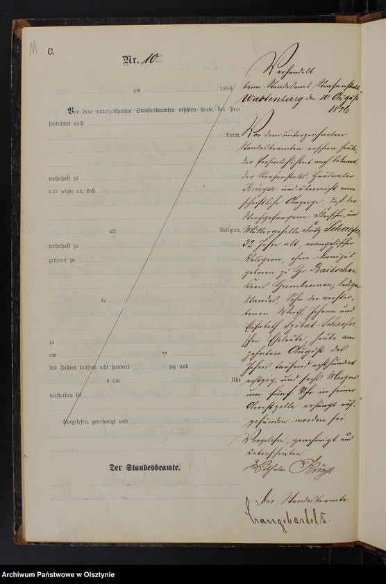 image.from.unit.number "Sterbe-Haupt-Register Nr 1 - 16"