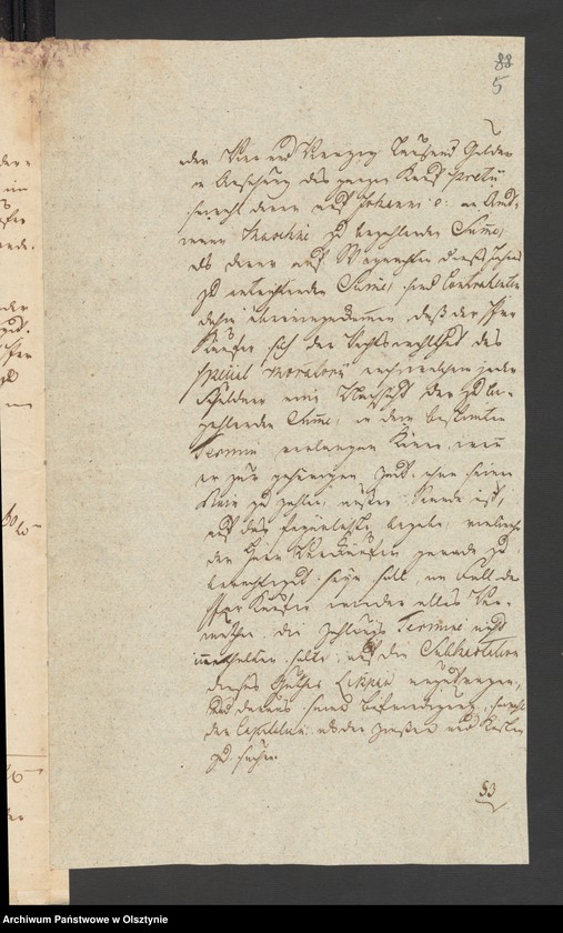 image.from.unit.number "In S. [Sachen] des Lieutenants Wilhelm Samuel Sigismund Boguslav von Lietzen. Den Verkauf seines adeliche Guts Lippau [Lipowo] H. [Haupt] Amts Neidenburg [Nidzica], am den Lieutnant George Gottlieb Wilhelmn von Unruh"