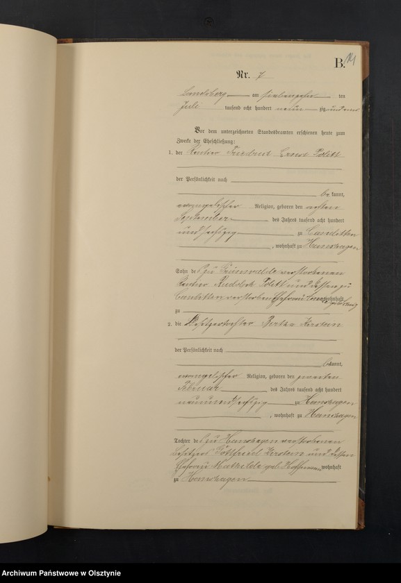 image.from.unit.number "Heiraths-Neben-Register Nr 1 - 13"