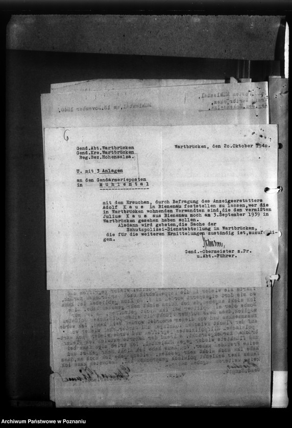 Obraz 10 z jednostki "Julius Kaus aus Mühlental (Izbica), Kreis Warthbrücken (Koło)"