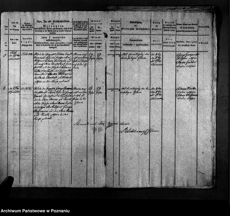 image.from.unit.number "Dublikat der Getrauten, Geborenen u. Gestorbenen"