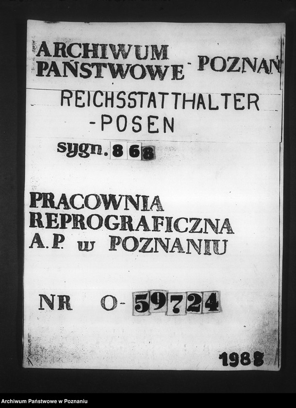 Obraz 1 z jednostki "Zasięg terytorialny urzędów i instytucji na terenie tak zwanego Kraju Warty"