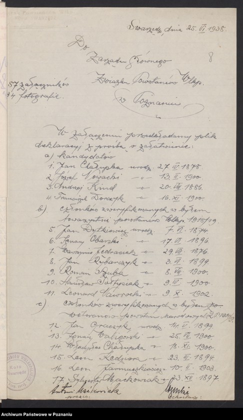 Obraz 11 z jednostki "Swarzędz, powiat Poznań - akta koła."
