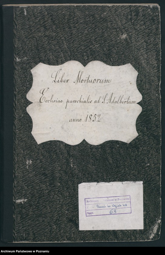 Obraz 2 z jednostki "Księga zgonów"