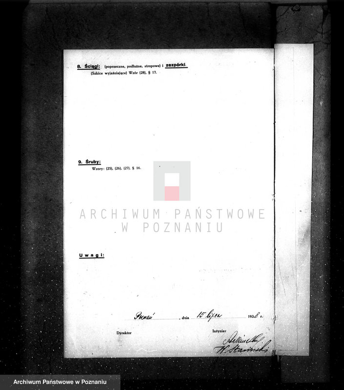 Obraz 8 z jednostki "Gorzelnia rolnicza w maj. Goli pow. Gostyński własność Edward Potworowski. nr woj. kotła 1323"