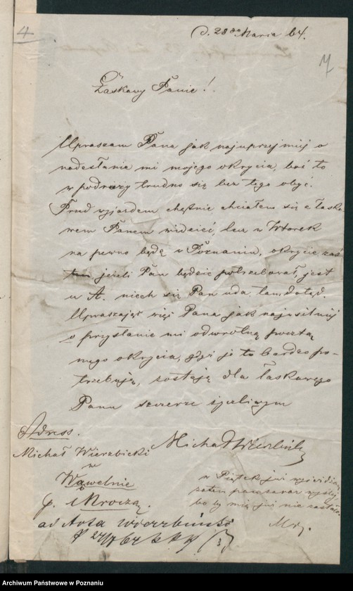 Obraz 10 z jednostki "A. betr. den Michael von Wierzbicki"