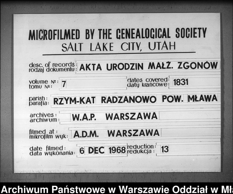 image.from.unit.number "Akta urodzeń, małżeństw i zgonów"