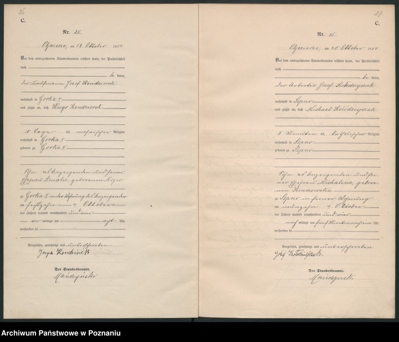 Obraz 16 z jednostki "Sterbe-Haupt-Register"